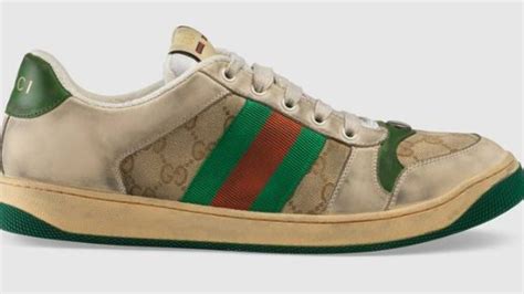 Gucci sneakers: Italian designer is selling dirty shoes